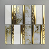 Crack Pattern Colors rich Swimming Pool Glass Mosaic Cold spray electroplated glass Mosaic