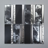 Glossy Porcelain Glass Mosaic Cold spray electroplated glass Mosaic