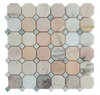 Special Shape Matt Finish Portuguese Pink Marble Mosaic