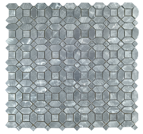 Square Aluminum Mosaic Tile Self adhesive Mosaic