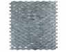 Hexagon Aluminum Mosaic Black Mosaic Self adhesive metal Mosaic