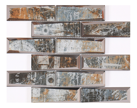 Modern high-end inkjet print glass mosaics