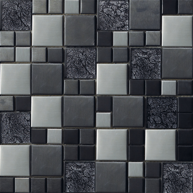 Basin Back Wall Square Wall Used Stainless Steel Mosaic