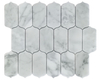 Multi-shape Floor Carrara Stone Mosaic