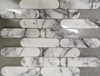 Flat Wall Outdoor Waterjet Marble Mosaic