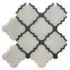 Irregular Waterjet Marble Mosaic for Indoor Floor 