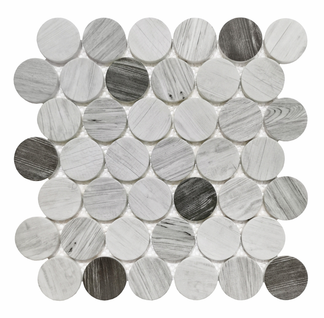 Colors Rich Commercial Recycled Glass Mosaic Backsplash