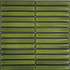 Green Waterproof Glazed Ceramic Finger Mosaic