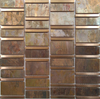 Flat Irregular Copper Mosaic for Backsplash