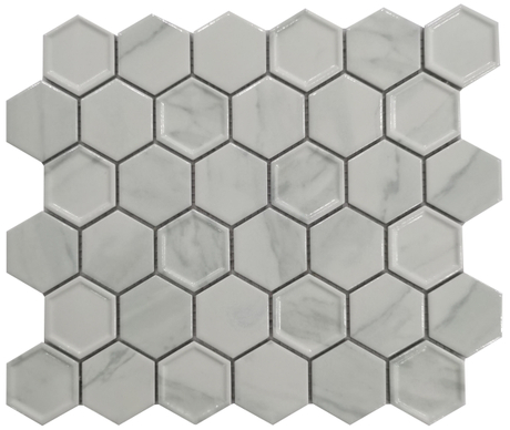 Hexagon ceramic mosaic tile for home