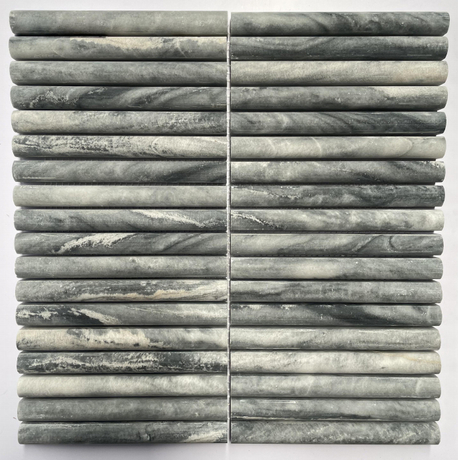 Grey light Waterjet Marble Mosaic