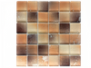 Square Flower Pattern Pool Laminated Glass Mosaic