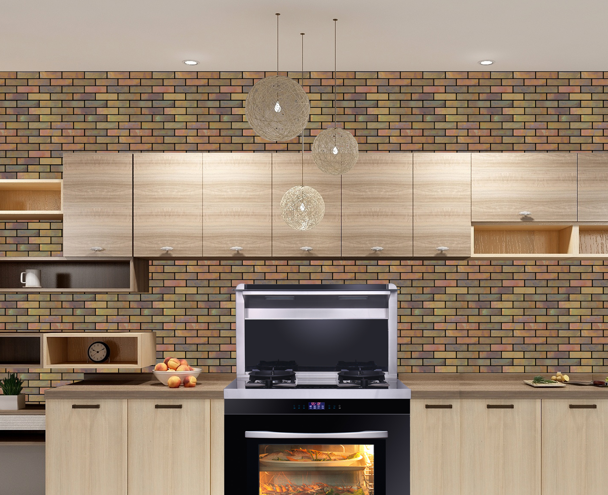 Square Copper Mosaic for Backsplash