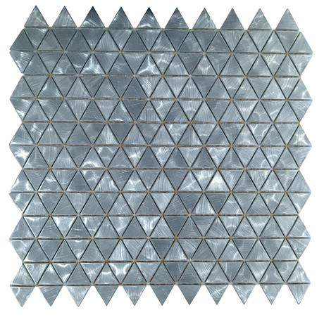 Square Aluminum Mosaic Tile Self adhesive Mosaic