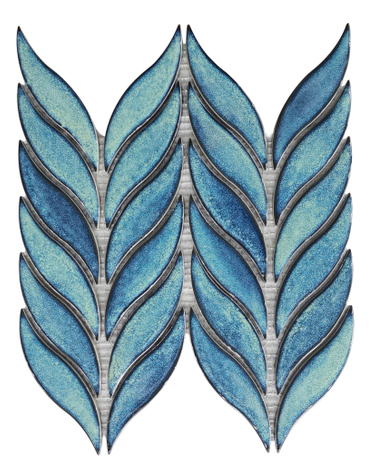 Herringbone Mosaic Green Mosaic