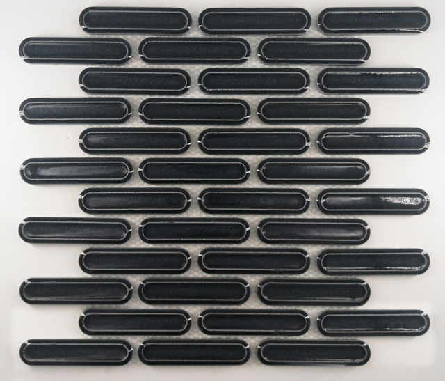 Outdoor Glazed Ceramic Finger Mosaic