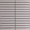 White Waterproof Glazed Ceramic Finger Mosaic