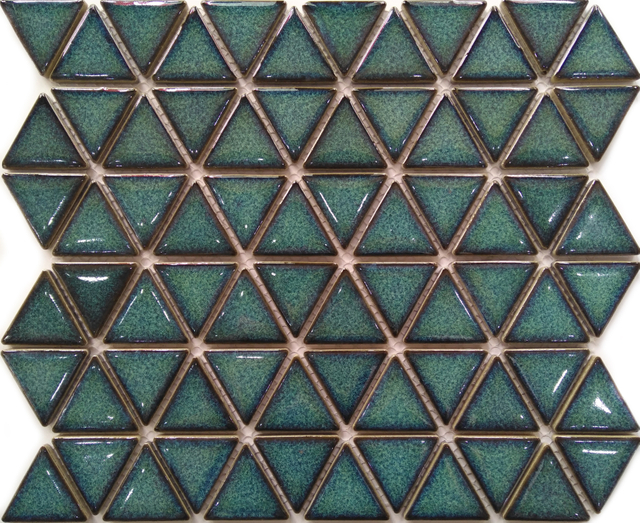 ceramic mosaic tile for shower floor Triangular Mosaic