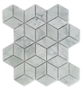 White Bathroom Carrara Stone Mosaic