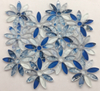 Leaf shaped glass Mosaic