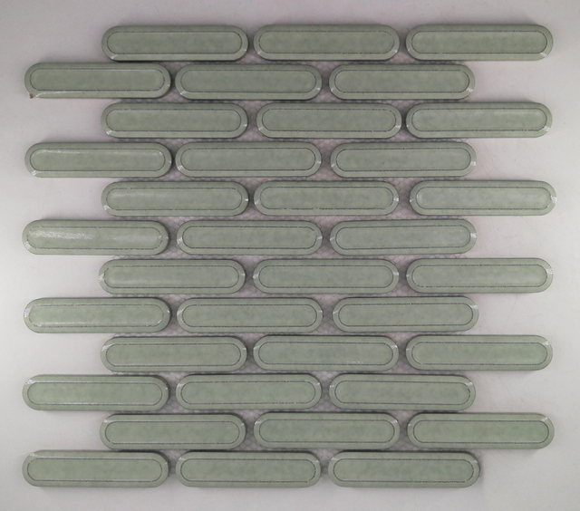 Glazed Ceramic Finger Mosaic for Balcony