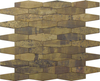 Irregular wall copper mosaic tile