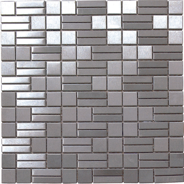 Wall Decoration European glass Stainless Steel Mosaic