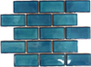 backsplash Green Square Ceramic Mosaic
