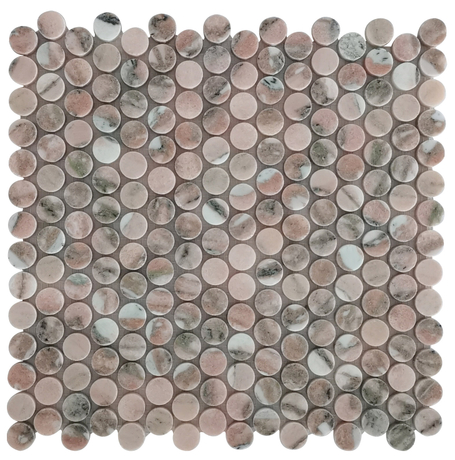 Rosa Matt Finish bathroom Stone mosaic