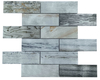 Square Aluminum Mosaic Tile Grey Mosaic
