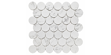 What are the common thicknesses of recycled mosaics?