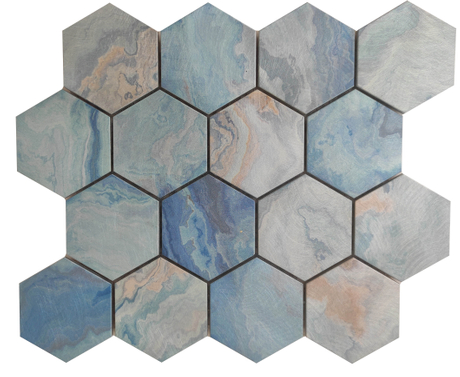 Hexagon Aluminum Mosaic