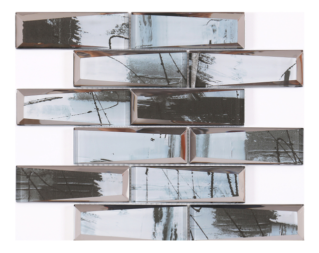 Modern high-end inkjet print glass mosaics