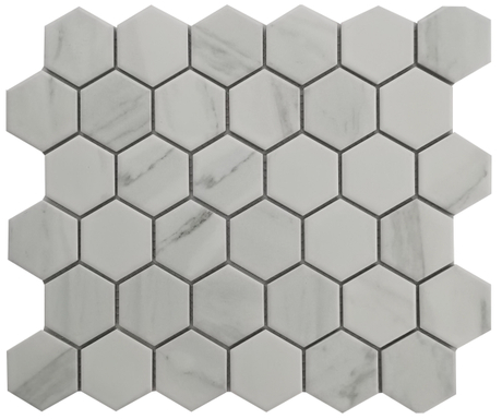 Hexagon ceramic mosaic tile for home